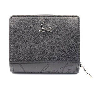 Christian Louboutin Paloma Wallet bifold black red leather calfskin